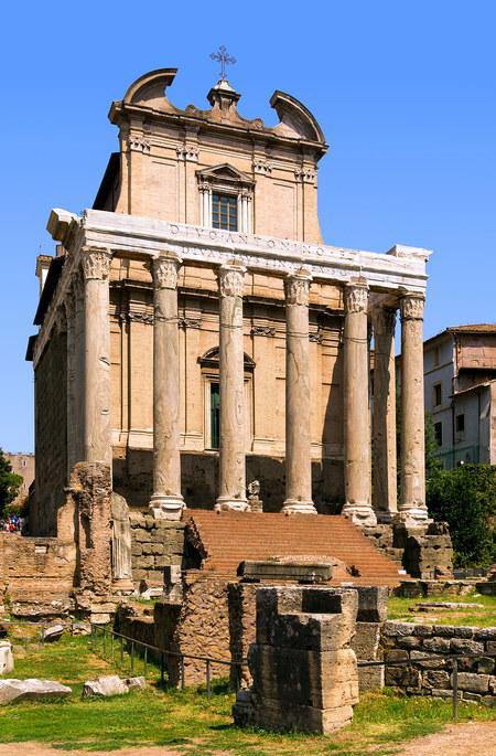 Rom - Kirchen im Forum Romanum