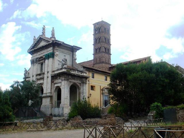 Rom - Kirchen im Forum Romanum